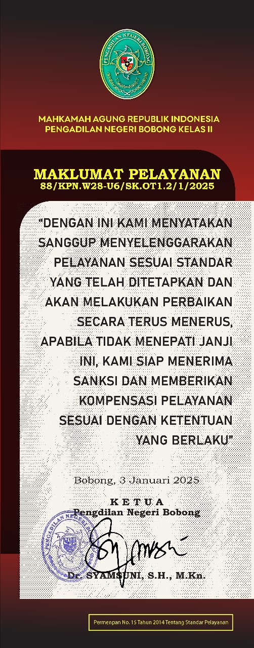 maklumat-pelayanan-pengadilan-negeri-bobong-kelas-ii